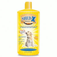 Synergy Labs Shed-X Hair De-shedding Control 100% Natural Liquid Dog Supplement with Vitamins and Minerals 16 Ounce