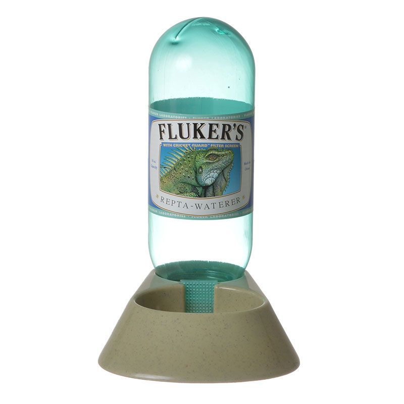 Fluker's Repta-Waterer Reptile Drinking Bowl and Bottle Large - 16 Oz