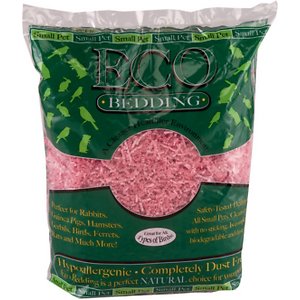 Fibercore Compact Eco Paper Bird and Small Animal Bedding Pink 3 Pounds