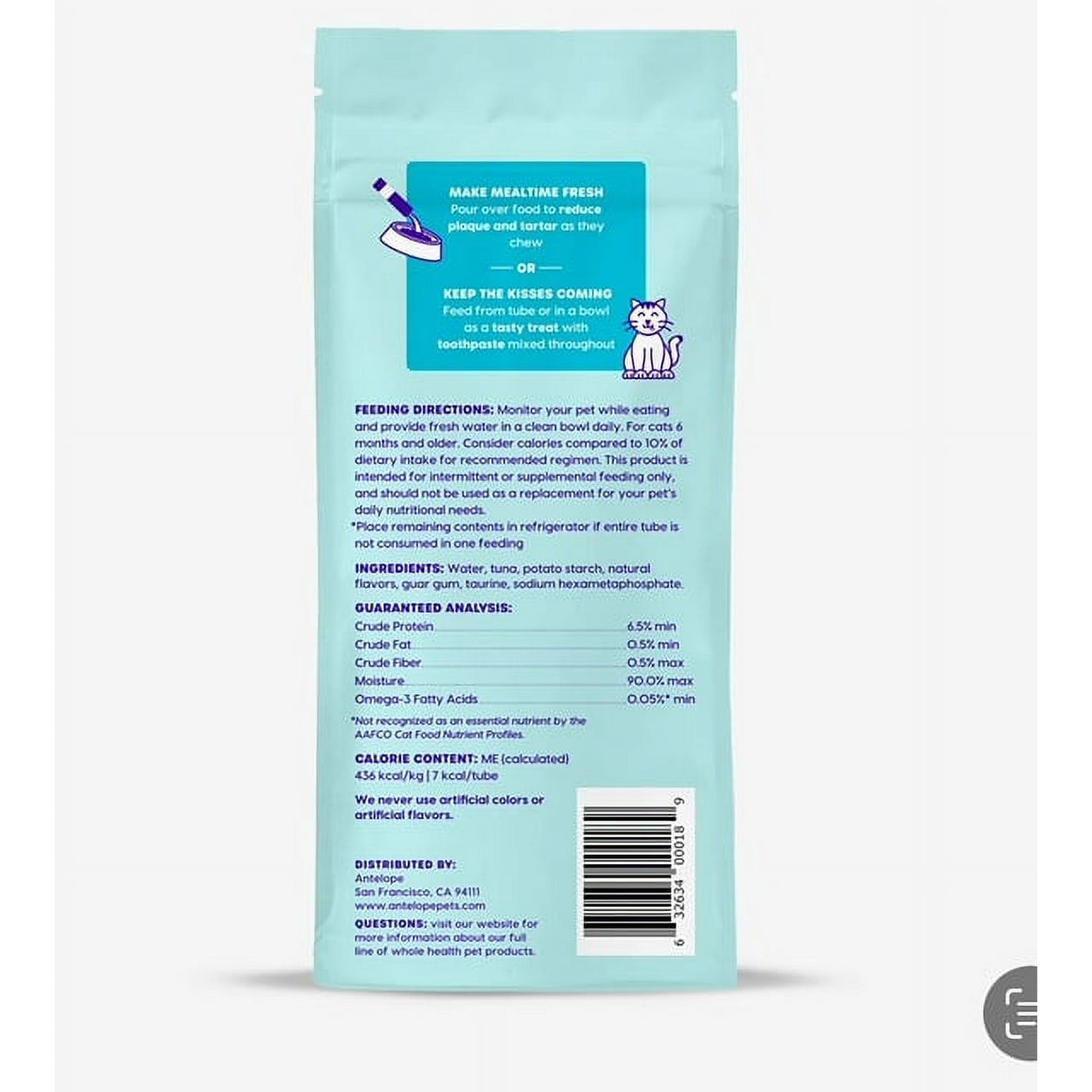 Ark Naturals Kiss Me-Ow Tuna Lickable Dental Cat Treats - 2 Oz