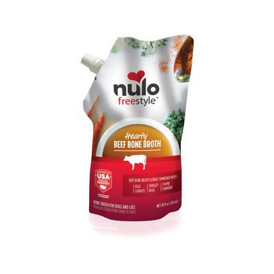 Nulo Freestyle Hearty Beef Bone Broth with Vegetables and Turmeric Cat and Dog Food Topper - 20 Oz Default Title