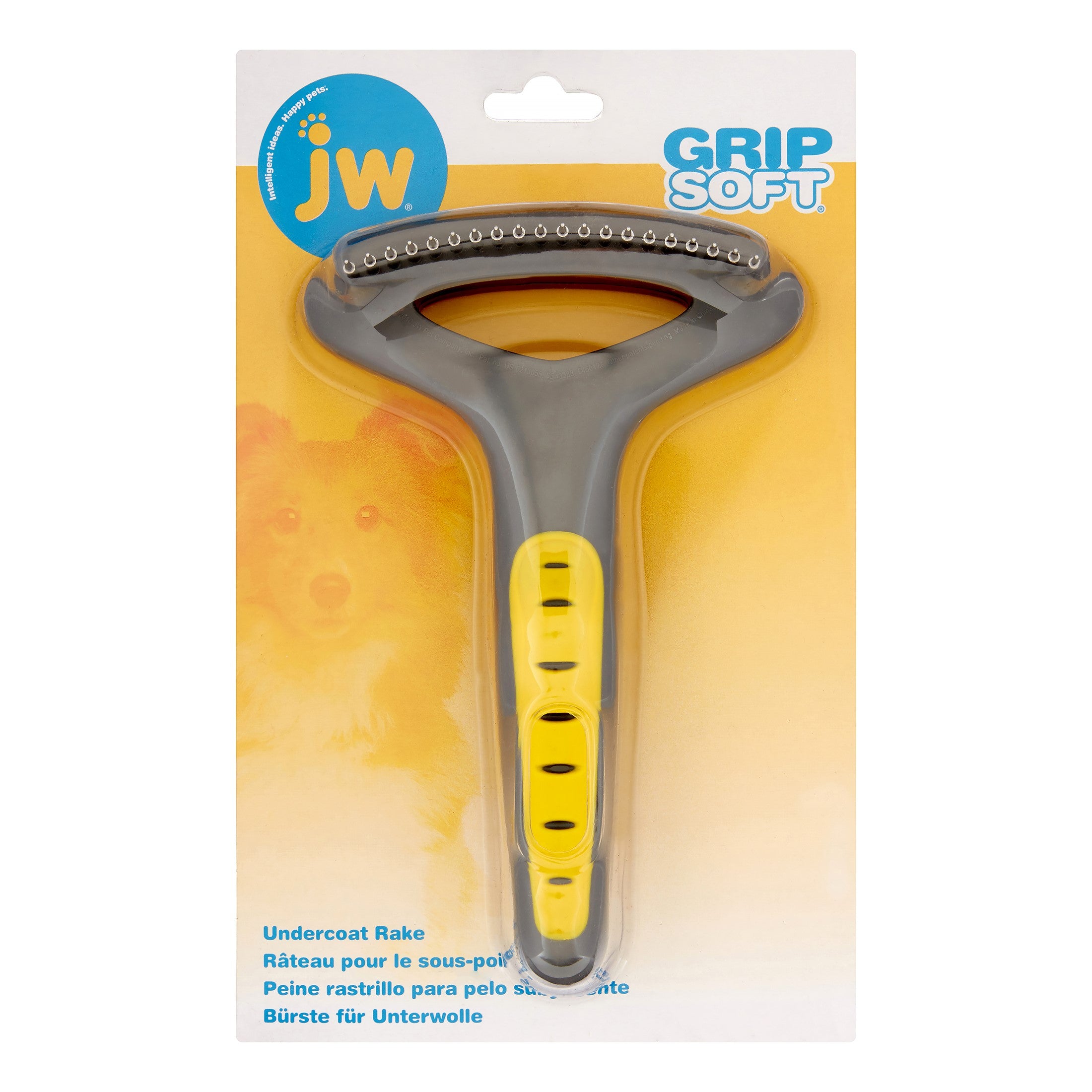 JW Pet GripSoft Grooming Dog Undercoat Rake Tool Default Title