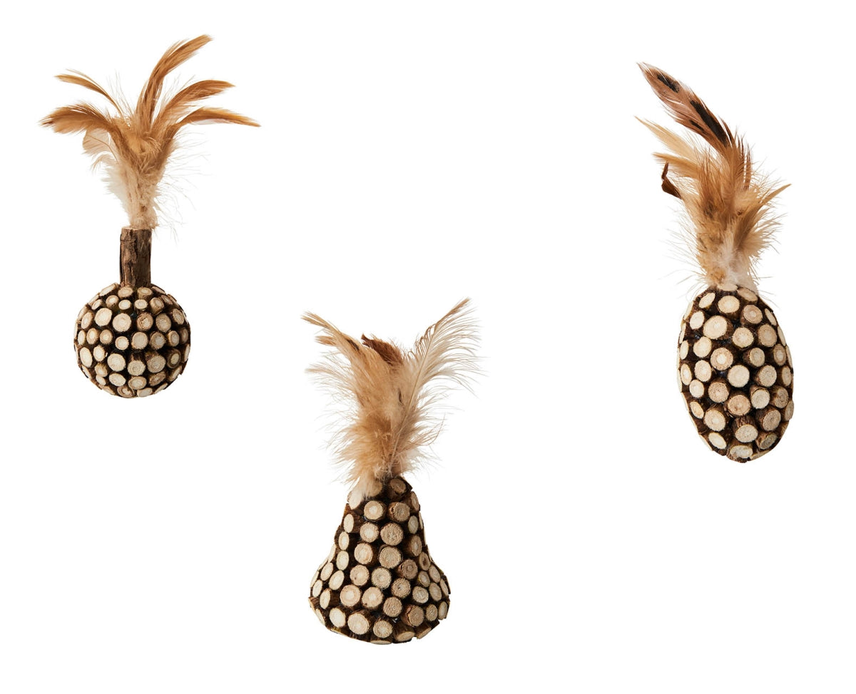 Ethical SPOT Naturals Natural Silvervine Chunky Feather Cat Toy Default Title