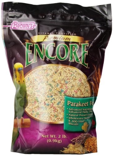 F.M. Brown's Encore Premium Parakeet Bird Food 2 Pounds