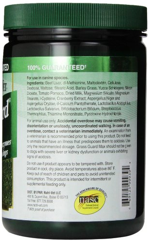 Nutri-Vet Grass Guard Max Lawn Burn Urine Prevention Probiotic Chewable Dog Supplements - 360 Count