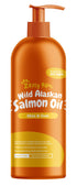 Zesty Paws Skin and Coat Wild Alaskan Salmon Oil Omega-3 Liquid Cat and Dog Supplement 16 Ounce