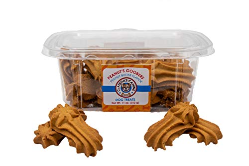 Claudia's Canine Bakery Goobers Peanut Butter Large Dog Biscuits - 10 Oz - 9 Pack Default Title