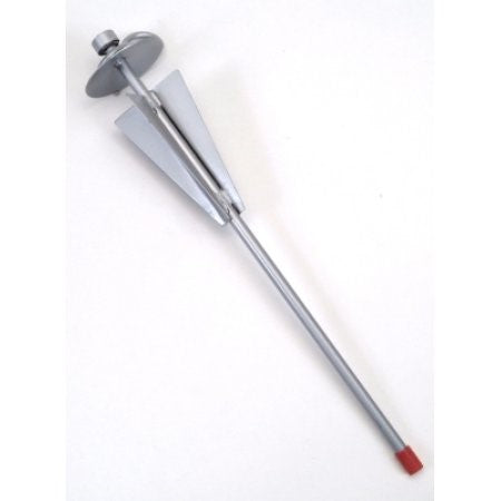 Coastal Dome Giant Fin Titan Metal Tieout Stakes for Hard Soil - 20 Inch Steel Gray