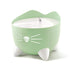 Catit PIXI Ergonomic Cat Water Drinking Fountain with Water Indicator - 2.5 Ltr Mint Green