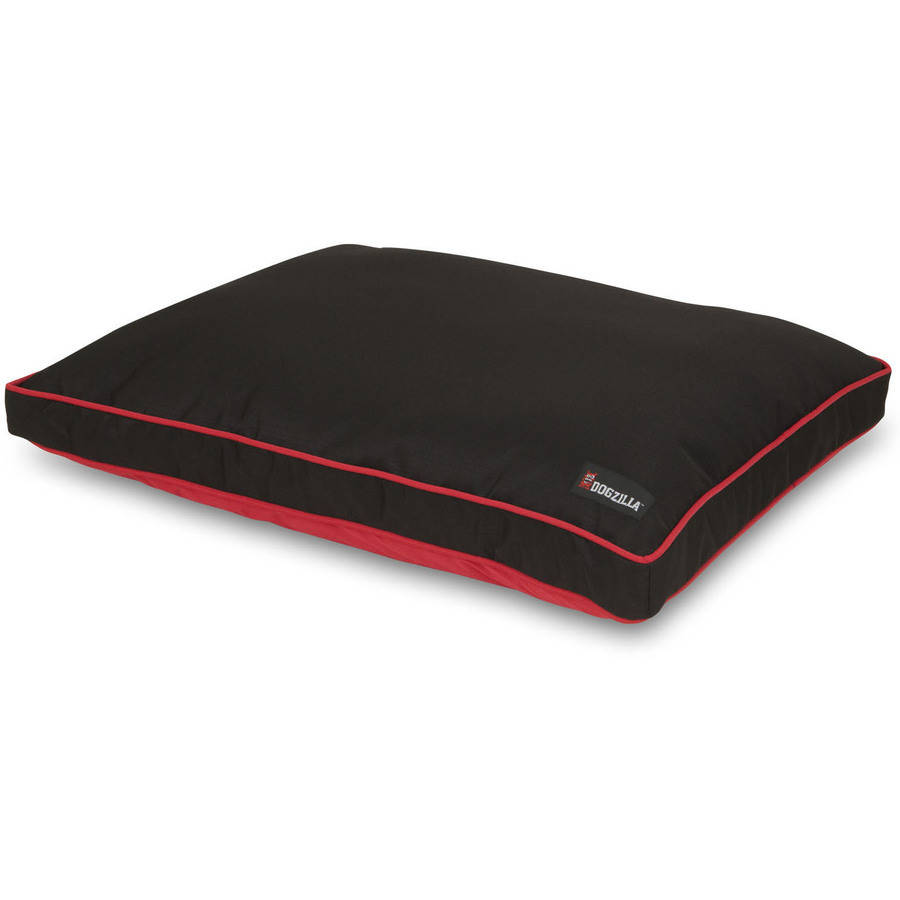 Petmate Dogzilla Gusseted Indoor and Outdoor Rectangular Nylon Pillow Dog Bed - L:29 X W:40 Inch Default Title