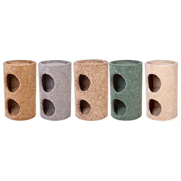 Ware Kitty Condo 2-Level Hideout Lounger Cat Furniture - L:13 X W:13 X H:22.5 Inches Default Title