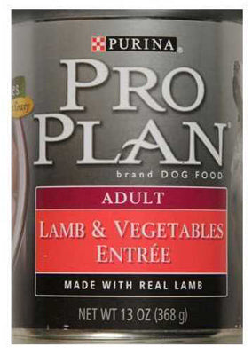 Purina Pro Plan Complete Essentials Lamb and Vegetables in Gravy Adult Canned Dog Food - 13 Oz - Case of 12 Default Title