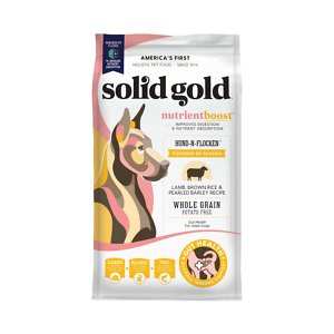 Solid Gold Hund-N-Flocken Whole Grain Lamb Brown Rice and Barley Adult Dry Dog Food - 24 Lbs