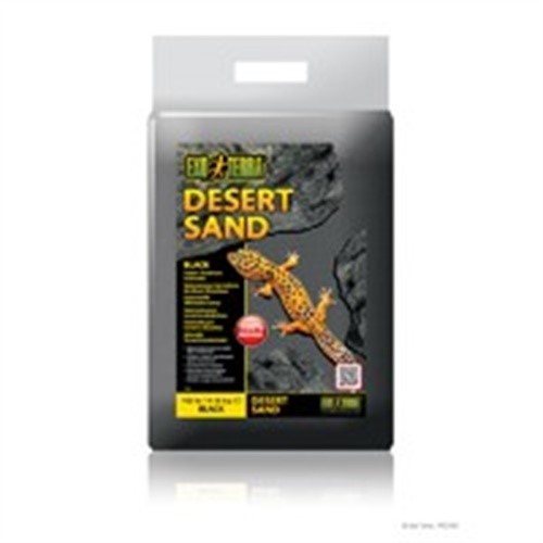 Exo Terra Desert Reptile and Amphibian Sand Terrarium Substrate - 10 Lbs Black