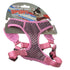 Coastal Comfort Soft Sport Wrap Adjustable Mesh Dog Harness Gray/Pink Extra Small - 16-19 Inch