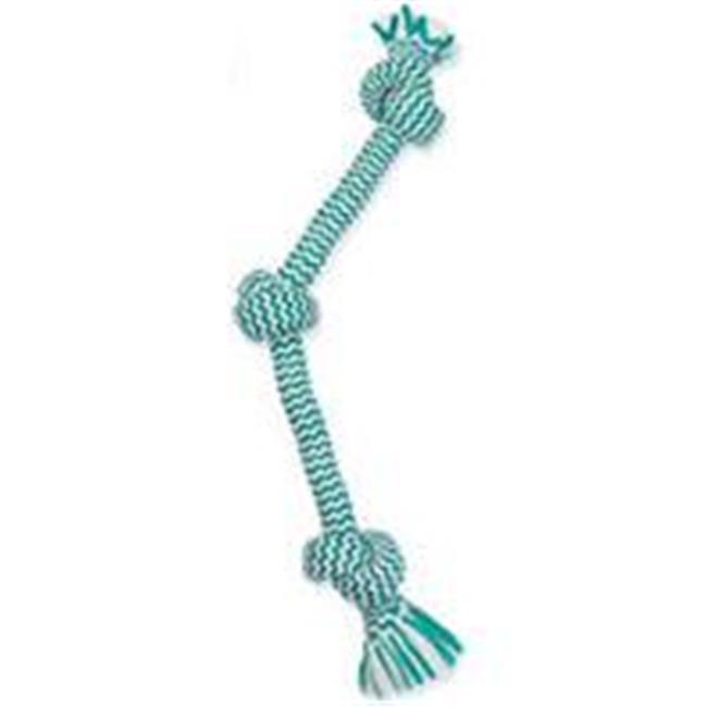 Mammoth Pet Products 3-Knotted Extra Fresh Dental Floss Mint Scent Rope Tug Dog Toy Medium - 20 Inch