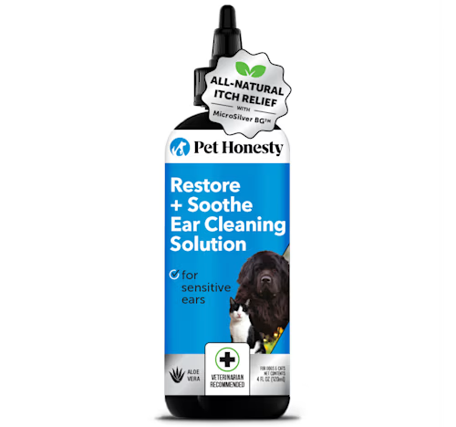 Pet Honesty Restore and Soothe Aloe Vera Sensitive Ear Cleaning Solution - 4 Oz Default Title