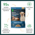Ultimate Pet Nutrition Nutra Complete Infusions Fish and Beef with Organic Beef Bone Broth Freeze-Dried Raw Dog Food
