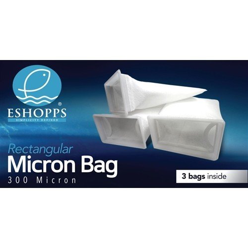 EShopps 300 Micron Filter Sock - White - 7" Inch - 25 Pack  