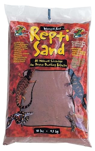 Zoo Med Laboratories ReptiSand for Terrarium or Reptiles - Natural Red - 20 Lbs  