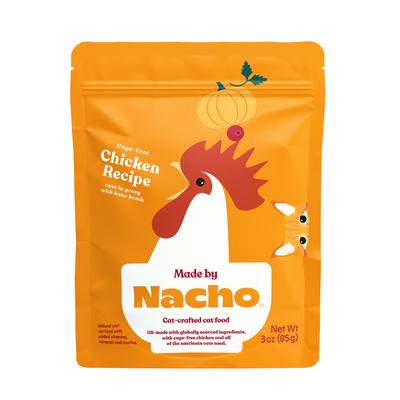 Made by Nacho Cage-Free Chicken Cuts in Gravy Wet Cat Food Pouch - 3 Oz - 12 Pack Default Title