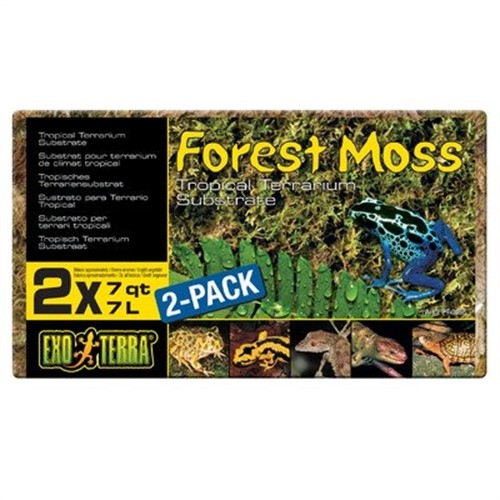 Exo Terra Forest Plume Moss Tropical Terrarium Substrate - 7 Quarts Default Title