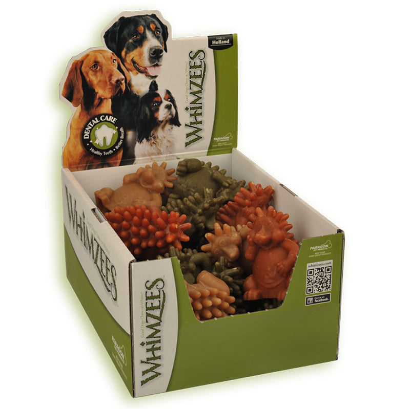 Whimzees Hedgehog Oral Health with Alfalfa Extract Natural Dental Dog Treats Extra Large - 16 Count