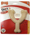 Nylabone Wishbone Shaped Durable Power-Chew Original Flavor Nylon Chew Dog Toy - Medium/Wolf