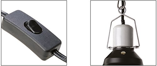 Exo Terra Light Dome Aluminum UV Reflector Lamp for Reptile Terrarium