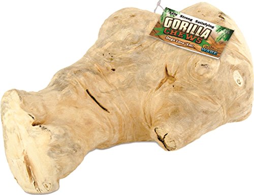 Ware Gorilla Chew Natural Java Wood Chewing Dog Toy Large