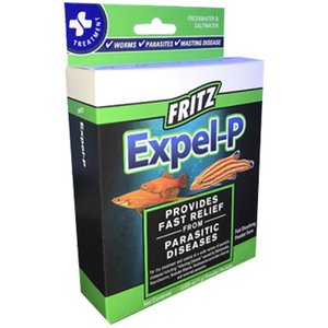 Fritz Aquatics Expel-F Freshwater and Saltwater Fungal Infection Packets Fish Medication 10 Count