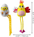 Kong Scrattles Duos Chicken and Egg Crinkle and Rattle Catnip Cat Toy - 2 Pack