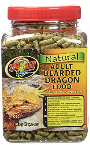 Zoo Med Laboratories Bearded Dragon Pellets Adult Freeze-Dried Reptile Food - 10 Oz