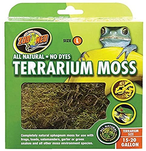 Zoo Med Laboratories Natural Terrarium Moss Reptile Substrate - 15-20 Gallons  