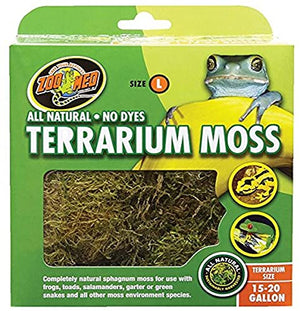 Zoo Med Laboratories Natural Terrarium Moss Reptile Substrate - 15-20 Gallons
