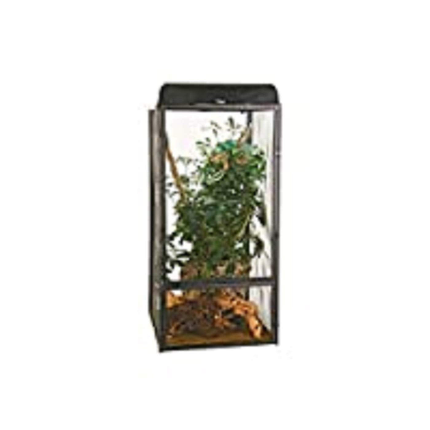 Zoo Med Laboratories ReptiBreeze Reptile Cage with Open-Air Auluminum Screen - Large - L:18" X W:18" X H:36" Inches  