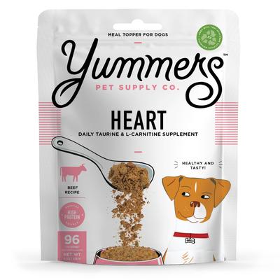 Yummers Heart Health Beef Recipe Taurine and L-Carnitine Freeze-Dried Powder Supplemental Dog Food Topper Mix - 8 Oz Default Title