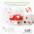Catit Senses 2.0 Mushroom and Feather 360-Degree Battery Operated Interactve Teaser Cat Toy