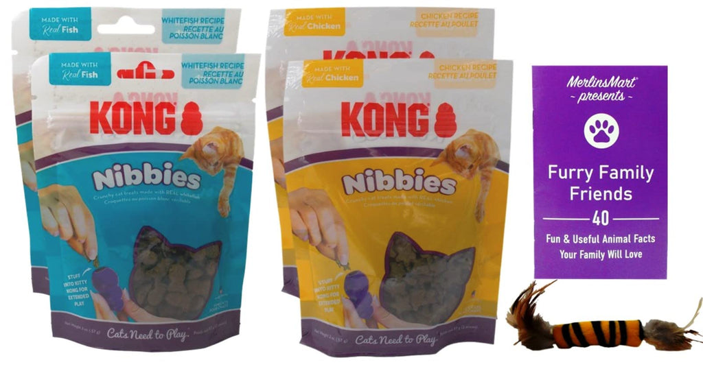 Kong Nibbies Chicken Flavored Crunchy Cat Treats - 2 Oz  