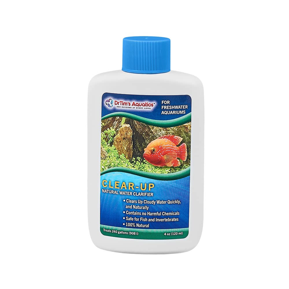 Dr Tim's Aquatics Clear Up Tropical Freshwater Water Clarity - 8 Oz (480GAL)  