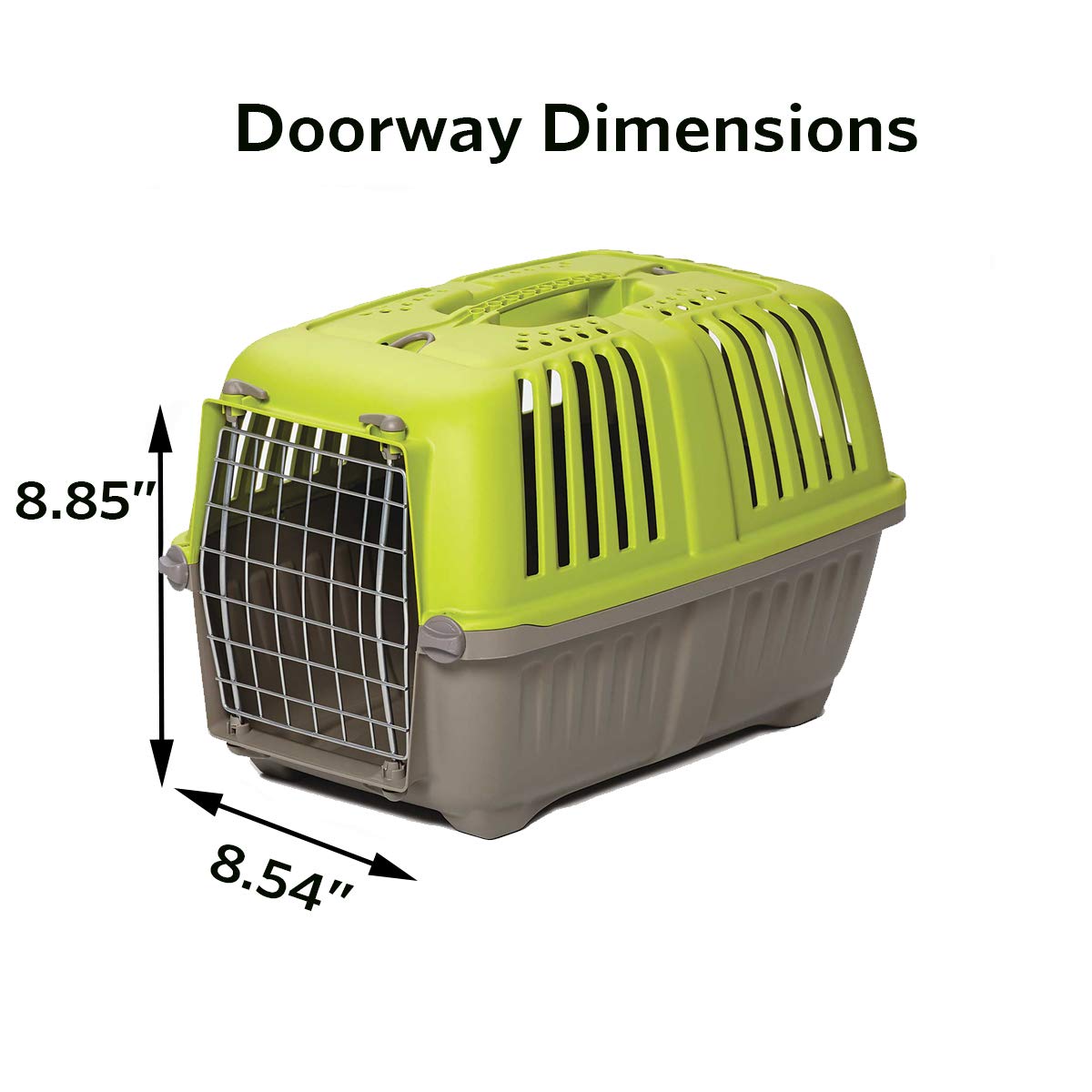 Midwest Spree Hard-Sided Travel Cat and Dog Kennel Carrier - Green - 22
