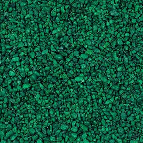 World Wide Imports Pure Water Pebbles for Freshwater Aquarium - Neon Green - 5 Lbs - Ca...