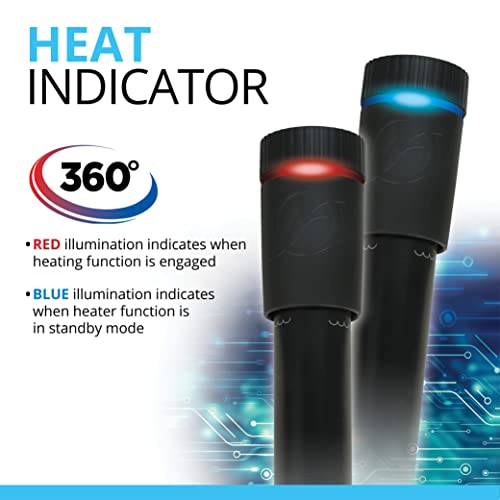 Fluval T50 T-Series Submersible Digital Aquarium Water Heater - 50 Watt - Up To 15 Gallons