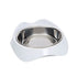Catit PIXI Feeding Dish Pet Food Bowl with Removable Stainless Steel Bowl - White Default Title