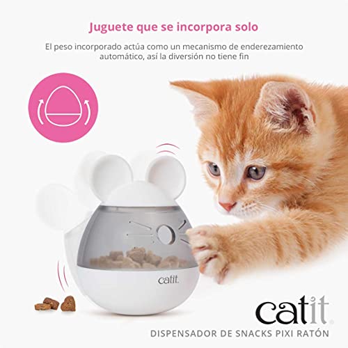 Catit PIXI Interactive Treat Dispensing Mouse Cat Toy