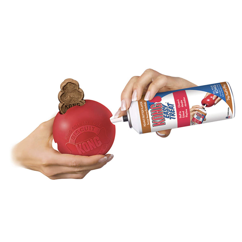 Kong Holiday ChiChewy Snowball Treat Stuffing Rubber Dog Toy Large