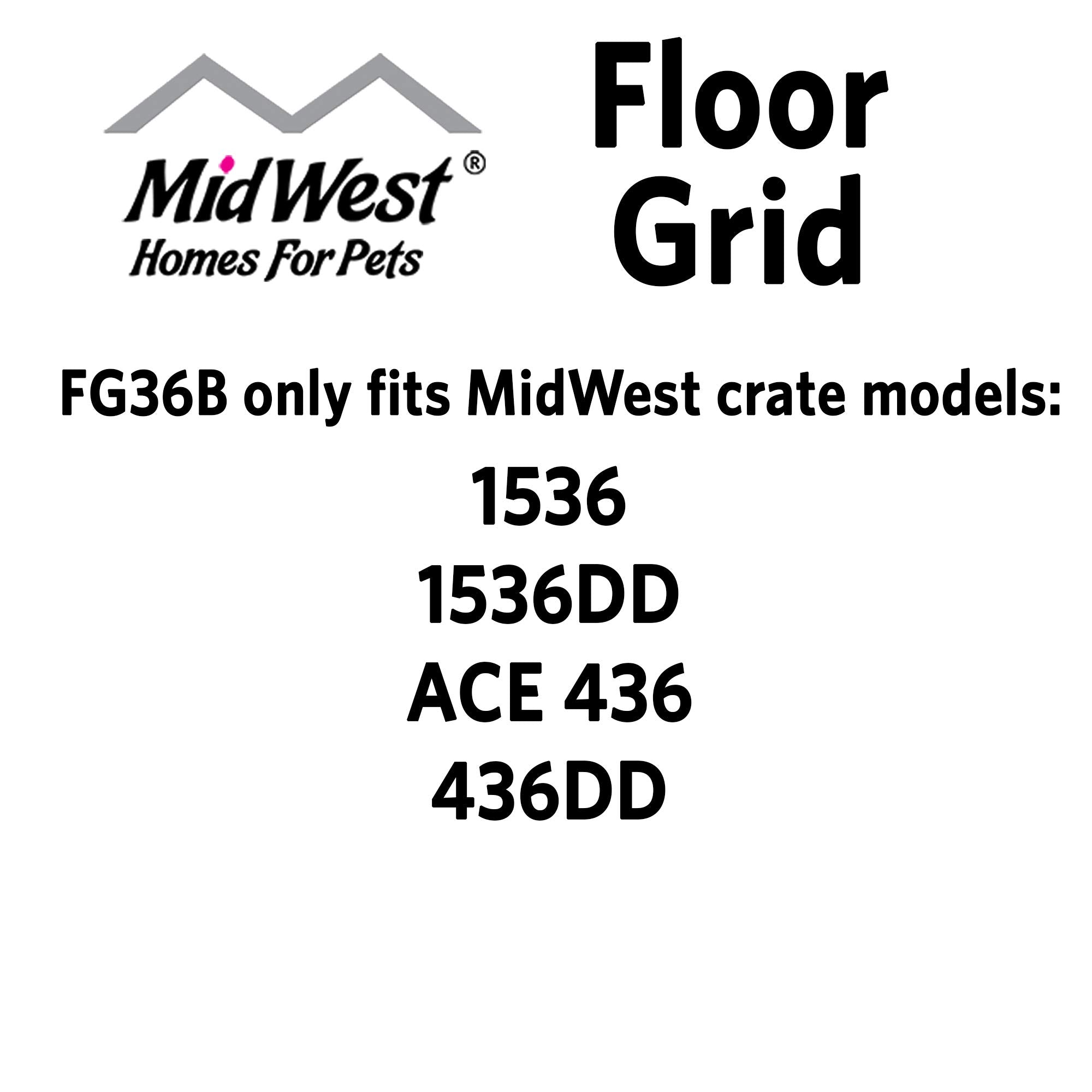 Midwest Folding Dog Crate Replacement Pan for Models 1536 1936 and 436 - L:36