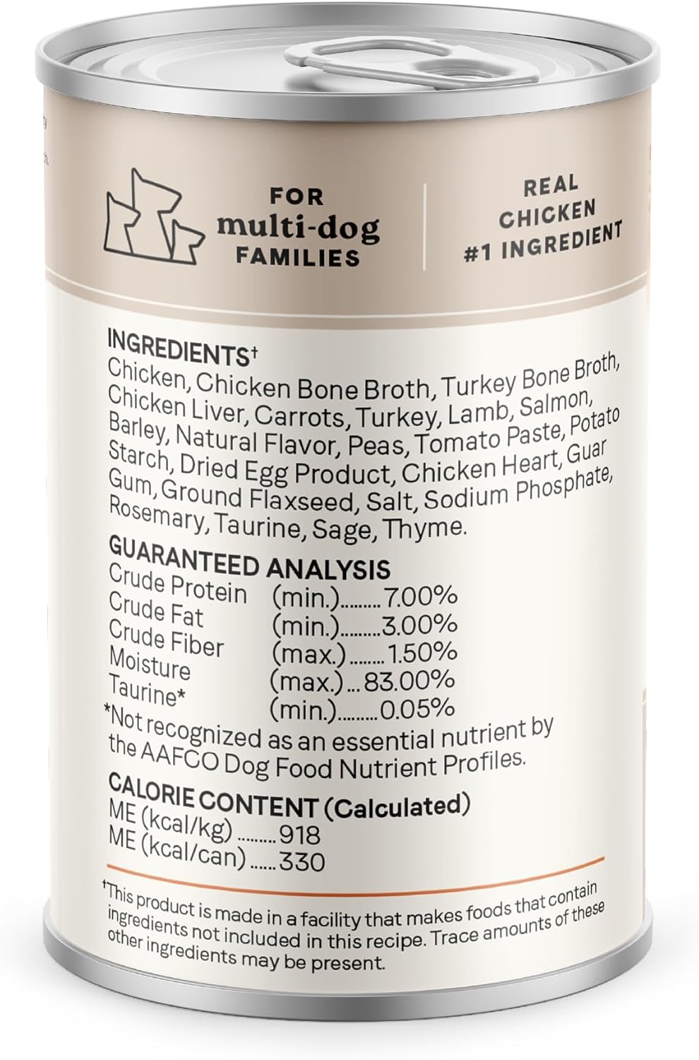 Canidae All Life Stages Chicken Turkey Lamb Salmon and Vegetable Stew Canned Dog Food - 12.7 Oz - Case of 6
