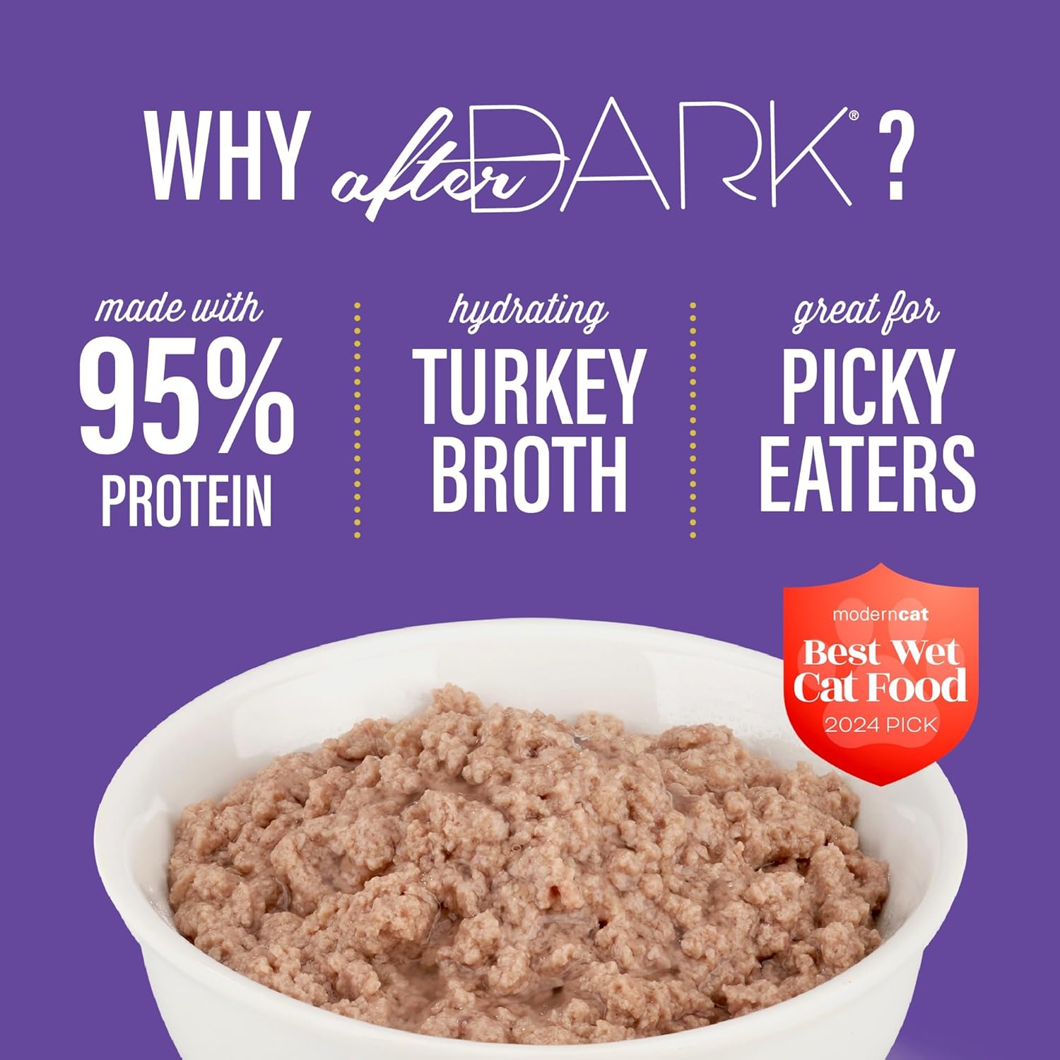 Tiki Cat After Dark Soft Pate Grain-Free Turkey and Turkey Liver in Broth Adult Canned Cat Food - 3 Oz - Case of 12