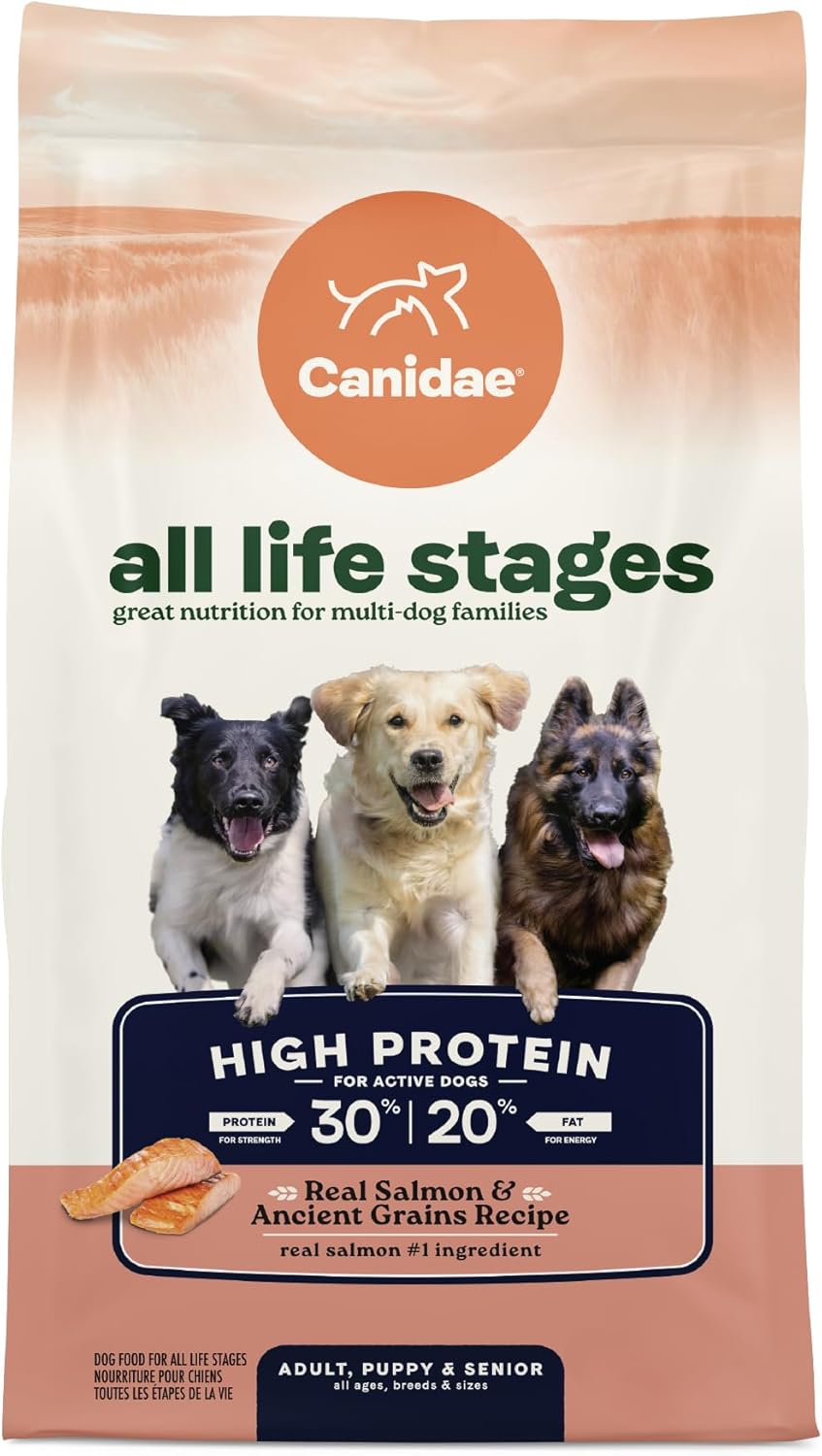Canidae All Life Stages High-Protein Salmon and Ancient Grains Dry Dog Food - 4 Lbs Default Title